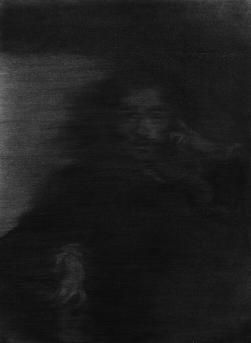 Charles Baudelaire, 2015. Fusain sur papier, 46x35 cm. 