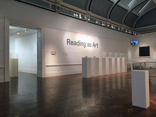 Reading as art, Bury Art Museum, Royaume Uni, 2016. 