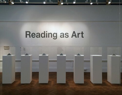 Reading as art, Bury Art Museum, R.U., 2016.